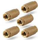 Midline Inline Spring Loaded Check Valve, Fip Connection Cast Brass (5 Pk). Fixed Price $68.99.