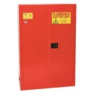 Eagle Mfg PI4510X Flammables Safety Cabinet, 60 Gal, Shelves, Steel, 43 W. Fixed Price $2462.68.
