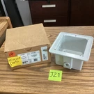 Edwards 757A-WBW White Weatherproof Fire Alarm Back Box New (missing Parts). Fixed Price $20.00.