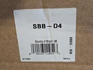 New Notifier SBB-D4 Backbox Assembly Same Day Shipping (sealed). Fixed Price $499.95.