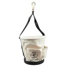 Klein Tools 5171PS Bucket Bag,canvas,tapered Wall,offwhite 2DGU4. Fixed Price $118.77.