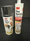 2) 3M 7100006734 Fire Block Foam And Barrier Sealant. Fixed Price $29.95.