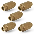 Midline Inline Spring Loaded Check Valve, Swt Connection Cast Brass (5 Pk). Fixed Price $149.99.