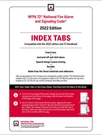 Nfpa 72, National Fire Alarm Self-adhesive Index Tabs (2022). Fixed Price $17.00.
