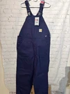 Carhartt Flame Resistant Lined Duck Bib Overalls Loose Fit Size. Fixed Price $110.00.