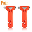 2PC Emergency Glass Breaker Window Hammer W/ Seatbelt Rescue Gear Compact Us. Fixed Price $10.50.