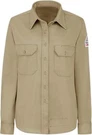 Magid Glove Bulwark Flame Resistant Tailored Dress Uniform Shirt Khaki. Fixed Price $31.99.