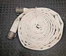 White Fire Hose 1.5" X 50' 300 Psi Aluminum Action Couplers Fr Shipping. Fixed Price $100.00.