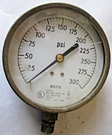 Vintage Steampunk 0-300 Psi Sprinkler Water Pressure Gauge Brass, 37590, Used. Fixed Price $20.00.