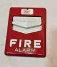 Couch Brand Pull Down Fire Alarm Box Works Red White Metal. Fixed Price $29.90.