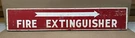 Vintage Fire Extinguisher Wooden Sign Double Sided Arrow 30 Wall Decor. Fixed Price $85.00.