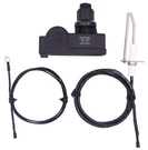 Fire Pit Igniter Kit Push Button 2 Outlet Gas Burner Meter Star Ignition Include. Fixed Price $20.00.