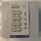 8 Pcs Ecoey Smoke Alarm Fire Detector, Battery Included Photoelectric Read. Fixed Price $25.00.