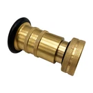 Safby Fire Hose Nozzle Brass Equipment Spray Jet 1INCH Npt/npsh,. Fixed Price $57.99.