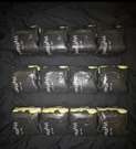 Hyflex Pack Of 12 Ansell 48-101 Sensilite Gloves, Size Medium Black. Fixed Price $30.00.