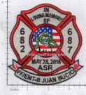 Illinois - Chicago Air Sea Rescue Fire Dept Patch Juan Bucio Memorial 682. Fixed Price $5.99.