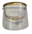 Lot Of 39 Hard Hat Face Shield, Bullard 110G Gold Line Alum Bracket, 840M Visor. Fixed Price $496.00.