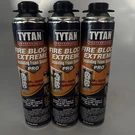Tytan Professional Fire Block Extreme Foam Sealant 24 Oz (3 Cans). Fixed Price $69.97.