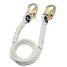 Peakworks Fall Protection Restraint Lanyard Rope And 2 Snap Hooks 4 Ft. Length. Fixed Price $100.33.