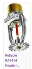 Reliable RA1414 Pendent Sprinkler Qr 5.6K Chrome 155F F1FR. Fixed Price $20.00.