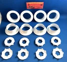 Reliable Model G/F1 White Recessed Fire Sprinkler Escutcheons 8 Count Lot. Fixed Price $35.00.