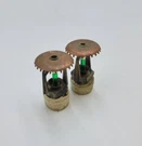2PC Lot Tyco TY4151 Upright Sprinkler Head Green Bulb 200 F & 93 3/4" Npt. Fixed Price $20.00.