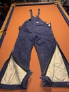 Carhartt Mens Flame Resistant Quick Duck Insulated Bibs Coverall 34X28 Navy. Fixed Price $89.00.