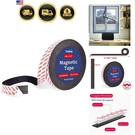 10 Feet X1/2 Magnetic Tape Strips Roll With Adhesive Backing, Flexible Sti.... Fixed Price $17.89.