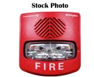 Simplex 49AV-WRFO Wall Red Fire Horn Strobe Fast Free Shipping C. Fixed Price $82.35.