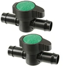 Habitech 2-PACK In-line Barbed Ball Valve For 21MM (3/4" Tube .810 .820 Id). Fixed Price $21.05.