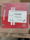 Simplex Space Age Electronics YJ1263 Simx Iam Plate 4" Red Square. Fixed Price $25.00.