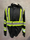 Radians SW01X-1 High Neck Reflective X-back Hooded Jacket Black Size Xl. Fixed Price $19.99.