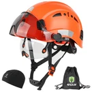 Green Devil Safety Hard Hat With Tinted & Clear Visor Vented Construction Helmet. Fixed Price $80.47.