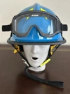 Msa Cairns C-mod Firefighter Helmet Blue W/ Ess Goggles Nfpa Rescue. Fixed Price $107.78.