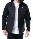 True X Jones Scuba Quilted Puffer Hooded Bomber Jacket Men Med Black Nwt. Fixed Price $49.99.