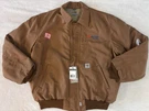 Carhartt Flame Resistant Duck Coat Quilt Lined Inner Cuff NFPA2112 Hrc 4 Vectren. Fixed Price $150.00.