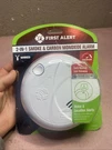 First Alert 2 In 1 Smoke And Carbon Monoxide Detector Alarm - White Sealed. Fixed Price $44.99.