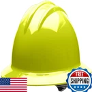 Bullard 33HYR Hi-viz Yellow Hdpe Full Brim Hard Hat 6 Point Ratchet. Fixed Price $63.37.