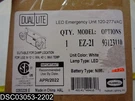 EZ-2I Dual Light Led Emergency Unit 120-277VAC White Double Head 840141404608. Fixed Price $101.62.