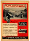 1949 Rockwood Sprinkler System Ad: Laguardia Airport Fire Fighters - New York. Fixed Price $21.84.