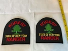 Shot Wildland Fire Crew New York Forest Ranger Patch 2 Piece Set. Fixed Price $7.95.
