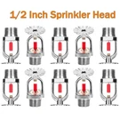 10 Pcs Globe 155 Chrome Pendent Fire Sprinkler Head 1/2" Quick Response. Fixed Price $42.88.