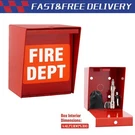 Safety Fire Department Box With Lock Hole Heavy Duty Steel Wall Mount Quick. Fixed Price $35.49.