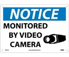 National Marker Notice Signs; Monitored By Video Camera 10X14 .040 Aluminum. Fixed Price $22.99.