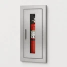 Larsen Fs SS24096R Semi Recessed Fire Rated Stainless Extinguisher Cabinet. Fixed Price $349.95.