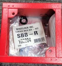 Fire Alarm Back Box Red Surface Mount W/ Hardware Wheelock 103204 Sbb-r. Fixed Price $12.99.
