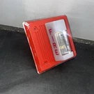 Wheelock EH-DL1-WH-24-VF-R Fire Alarm Horn Strobe 24V Wall Mount Red Working. Fixed Price $29.99.