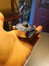 Antique Car/truck Appliance Cap Akron Brass Nh Chrome Plated Cast - Fire. Fixed Price $20.00.