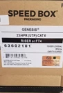 Genesis CAT-6 Utp Riser Cable 1000 Pull Box White Cmr, FT4,. Fixed Price $199.00.
