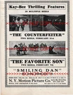 1913 Silent Film Counterfeiter Favorite Andrew Jackson Ad Poster. Fixed Price $69.95.